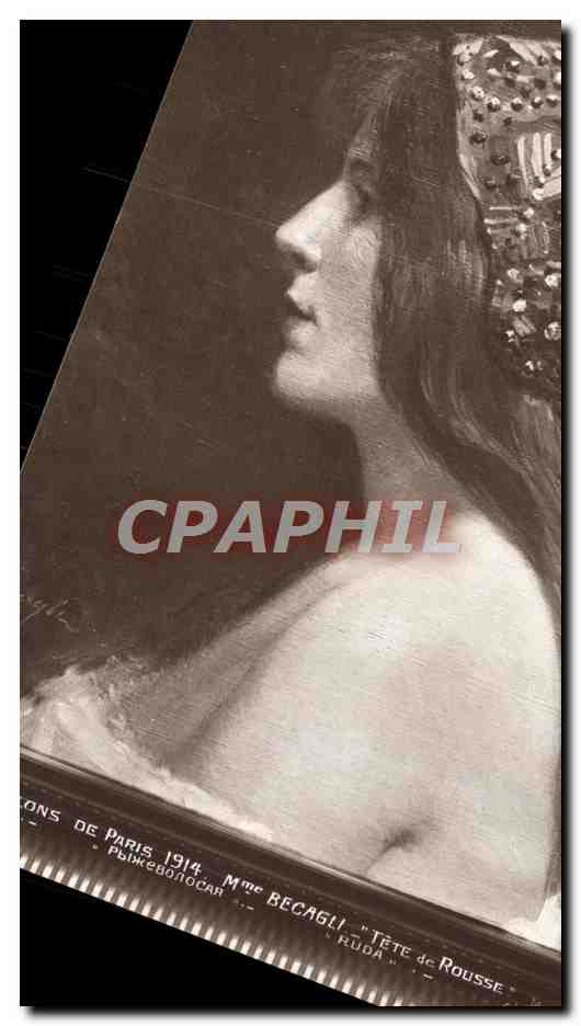 Tête de Rousse — Mme Becagli — Éditions de Paris 1914
