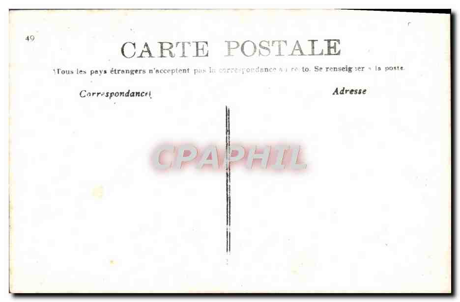 CPA Fantaisie Femme Une grisette Mignonne — Verso