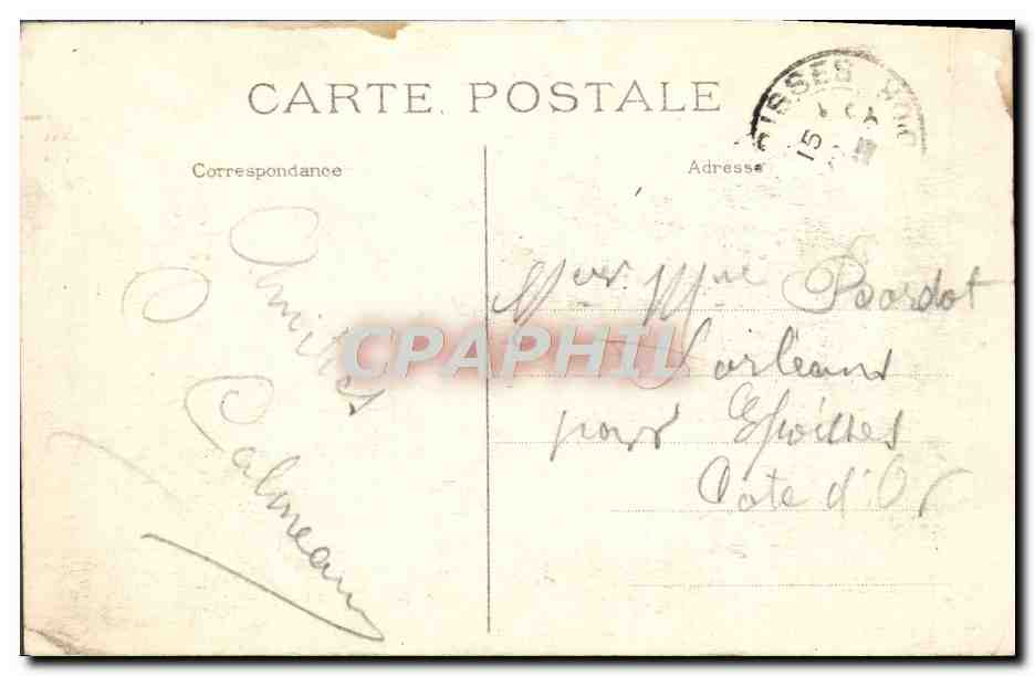 CPA Paris La Bourse — Rückseite