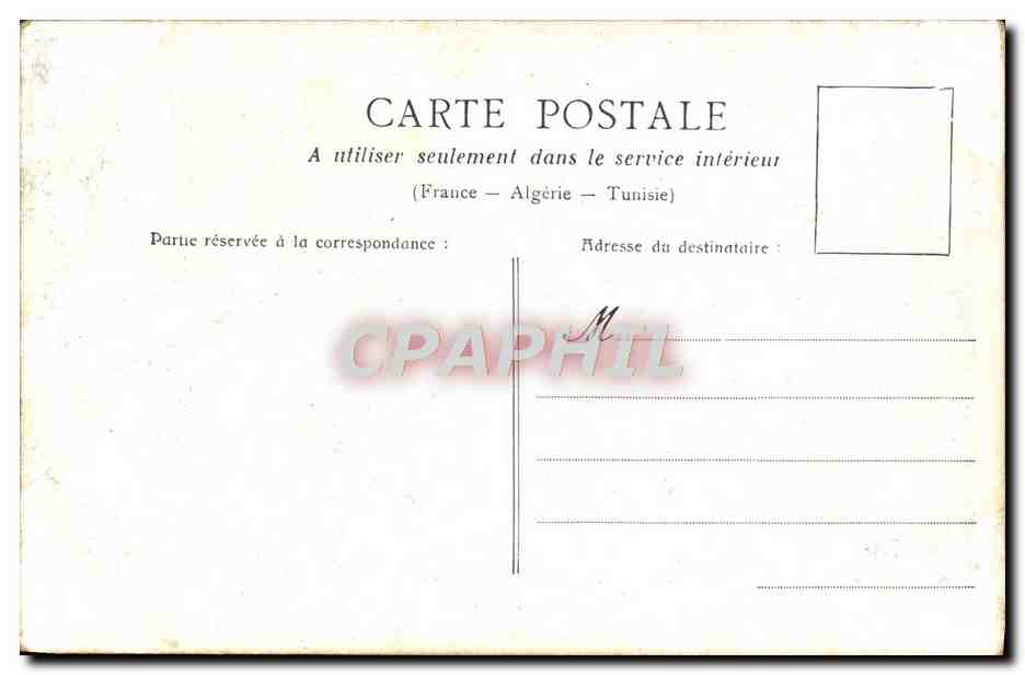 CPA Paris La Bourse — Rückseite