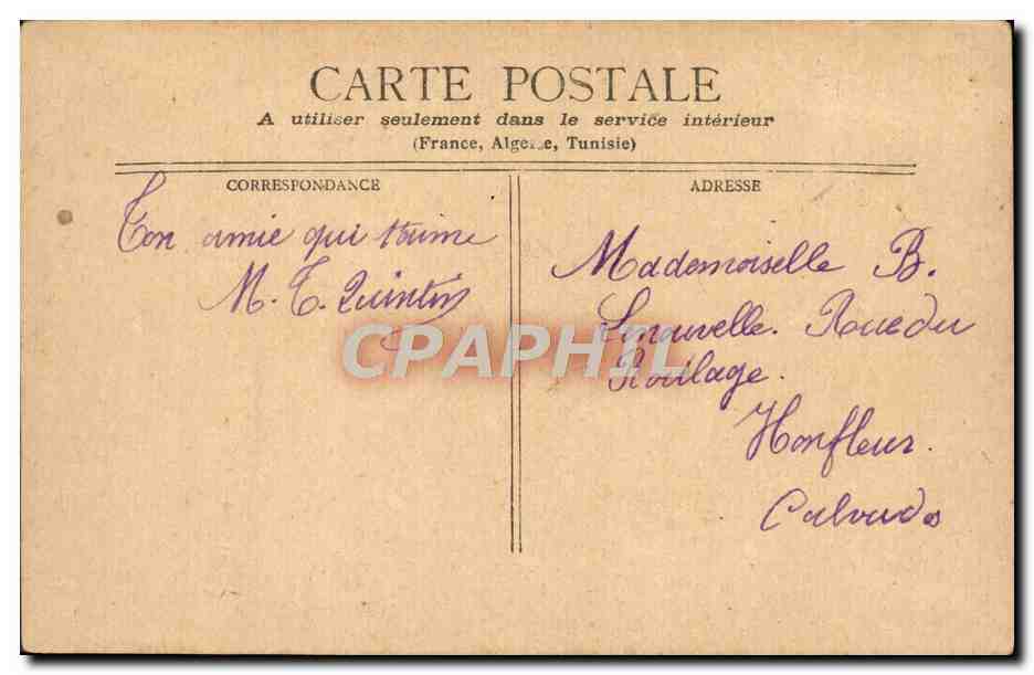 CPA Paris Sur Le Boulevard St Martin Le marchand de journaux Petits Metiers — Rückseite