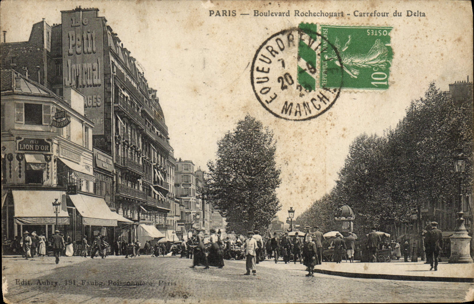 CPA Paris Boulevard Rochechouart Carrefour du delta