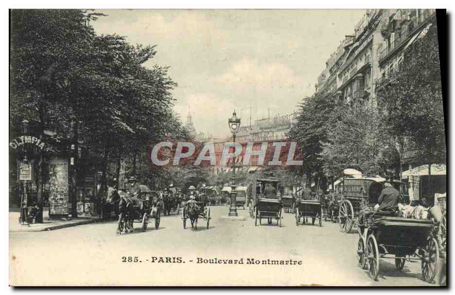 CPA Paris Boulevard Montmartre Olympia