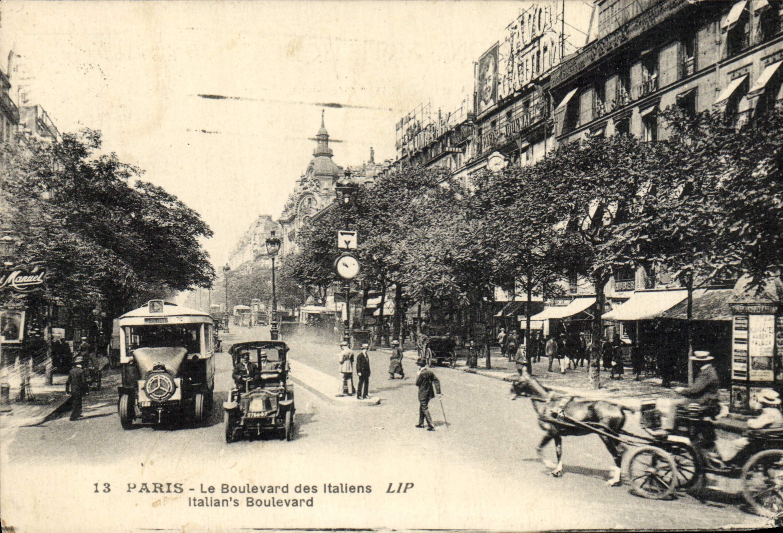 CPA Paris Boulevard des Italiens 
