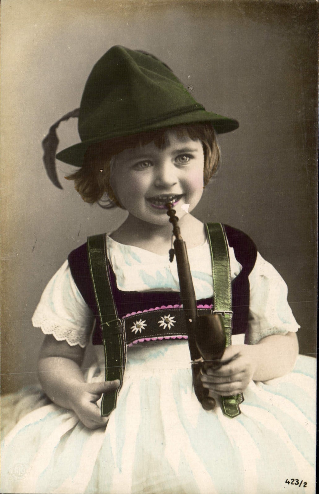 CPA Fantaisie Enfant Folklore Tirol Tyrol