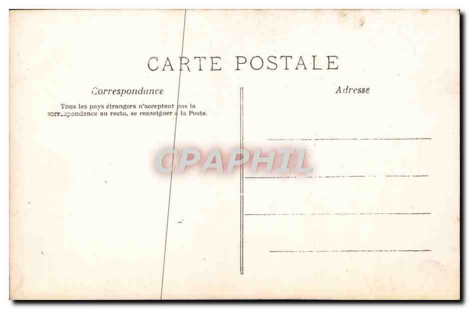 CPA Fantaisie Femme Les Lilas — Rückseite