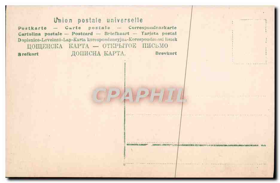 CPA Fantaisie Enfant Chat  — Rückseite