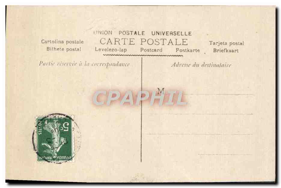 CPA Fantaisie Enfant — Rückseite