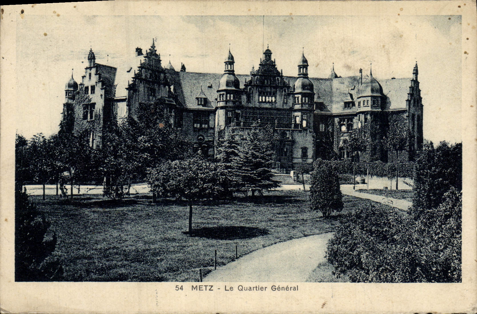Metz - Le Quartier Général — éditeur C. M. Metz, n° 54