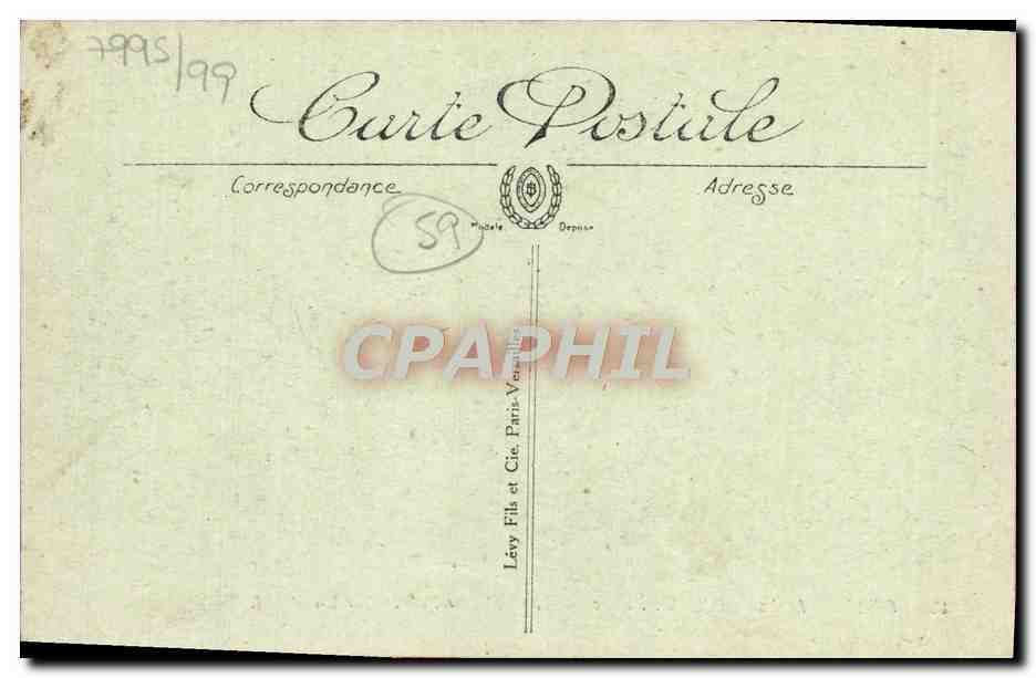 CPA Douai Le Lac au Jardin Public  — Rückseite