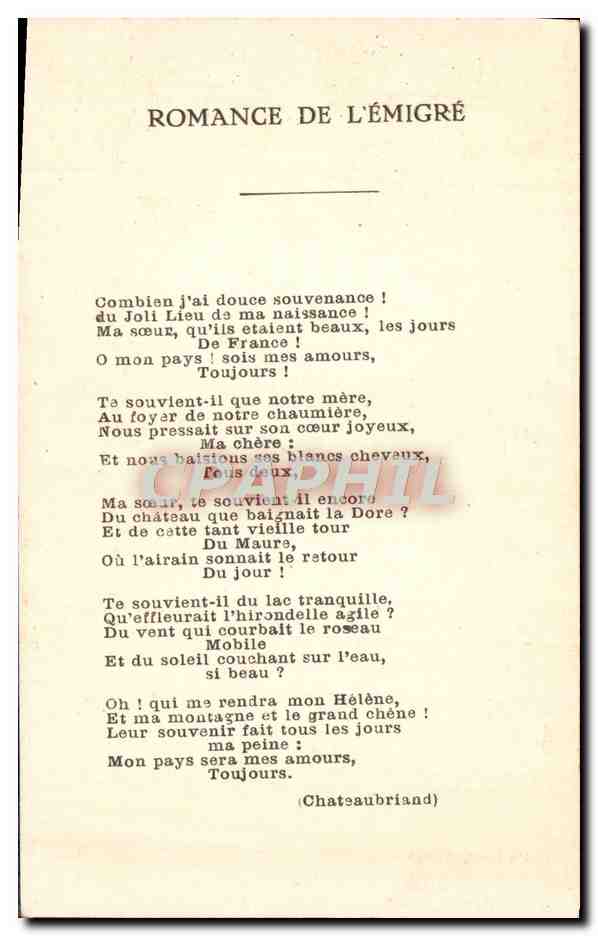 CPA Combourg 12 octobre 1930 Oeuvre d'Alphonse Terroir Grand prix de Rome  — Back