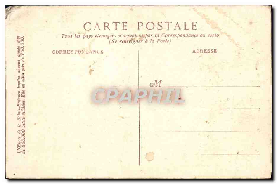 CPA Chant De Noel Collection Juliaan de Vrendt — Verso