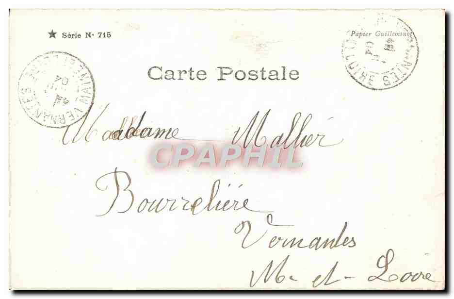 CPA Fantaisie Femmes TAmbour battant Idylle militaire Militaria  — Verso