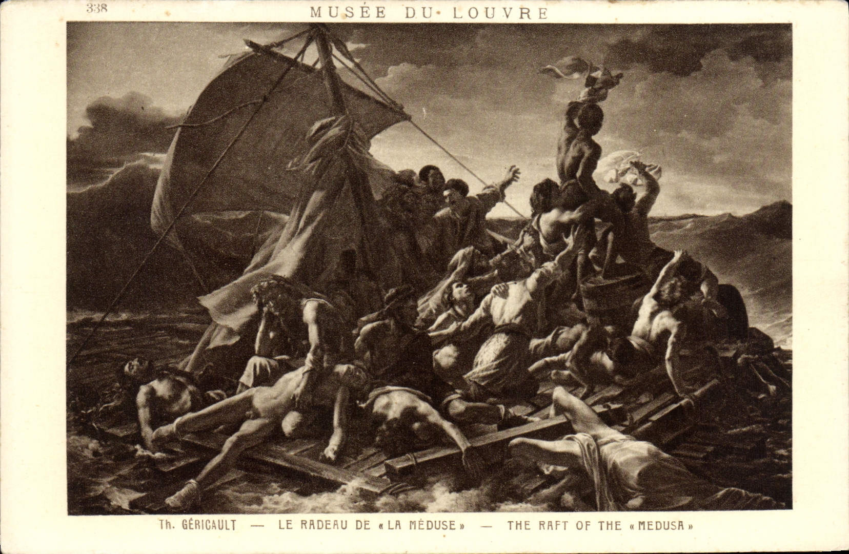 CPA Musee Du Louvre Paris Gericault Le radeau de la Meduse