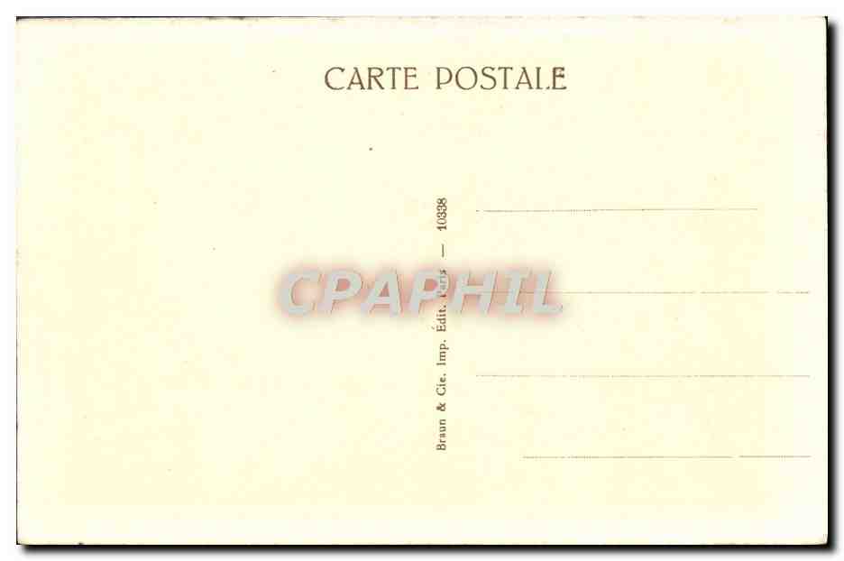 CPA Musee Du Louvre Paris Gericault Le radeau de la Meduse — Rückseite