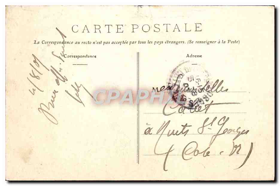 CPA Le Pouliguen Le Calvaire a l'entree de la Jetee — Rückseite