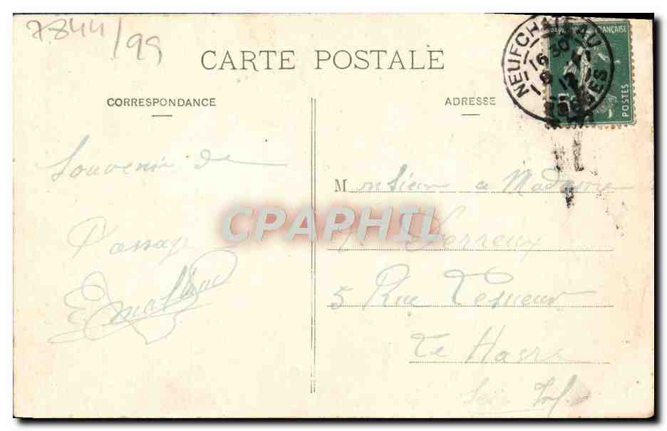 CPA Saint Elophe La Chasse Renfermant les Reliques du Martyr Elophe Petite porte gothique  — Rückseite