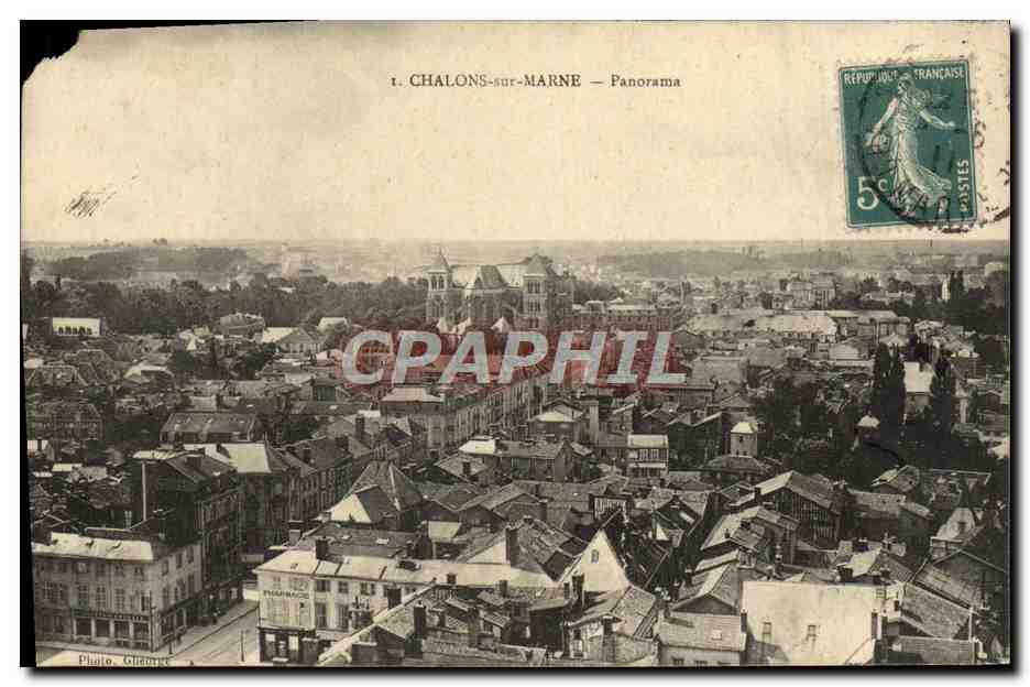 Chalons-sur-Marne — Panorama — Photo. Gindre