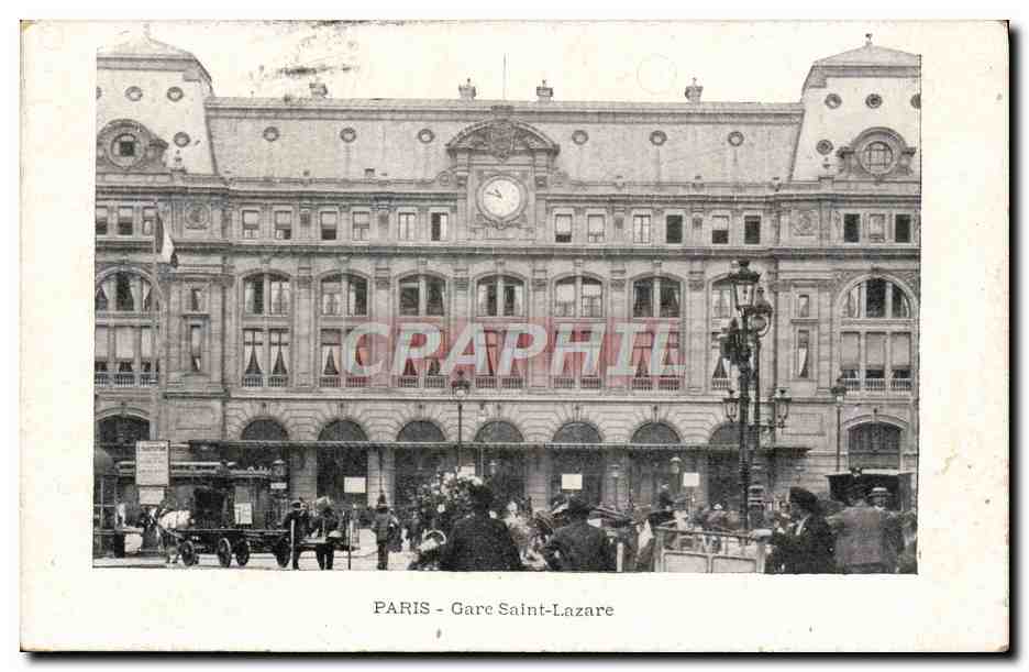 CPA Paris Gare Saint Lazare
