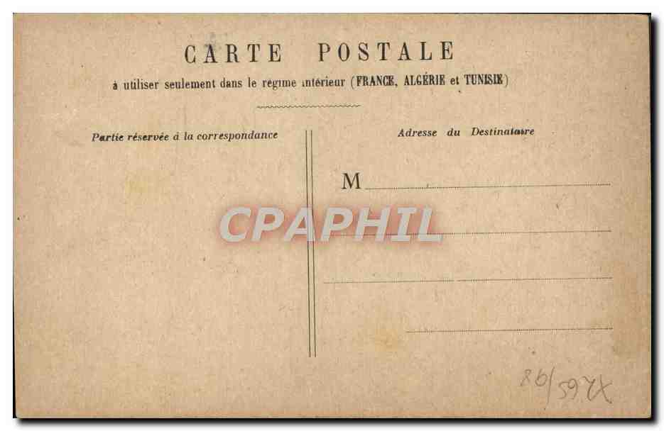 CPA Paris Gare Saint Lazare — Rückseite
