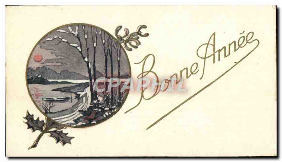 CPA Fantaisie Bonne annee