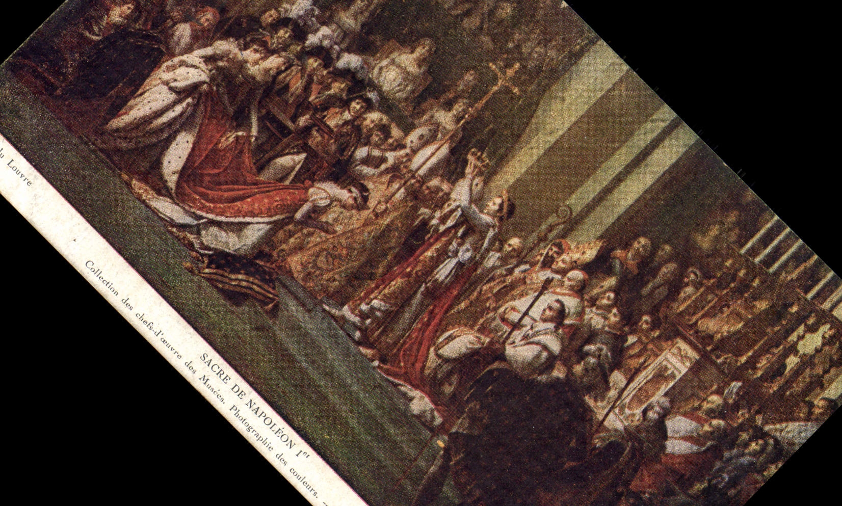 CPA Sacre de Napoleon 1er Paris Musee du Louvre David