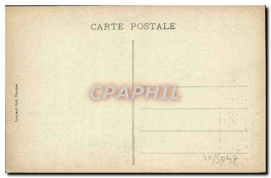 CPA Mont Saint Michel Le grand degre exterieur — Verso