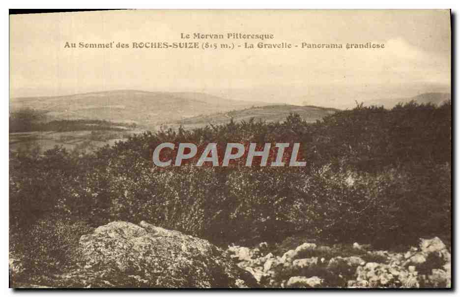 Le Mervan Pitteresque — Au Semmel des Roches-Suize (815 m.) — La Gravelle — Panorama grandiose