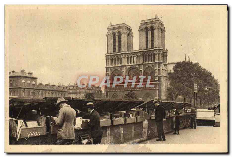 CPA Paris Notre Dame Les bouquinistes