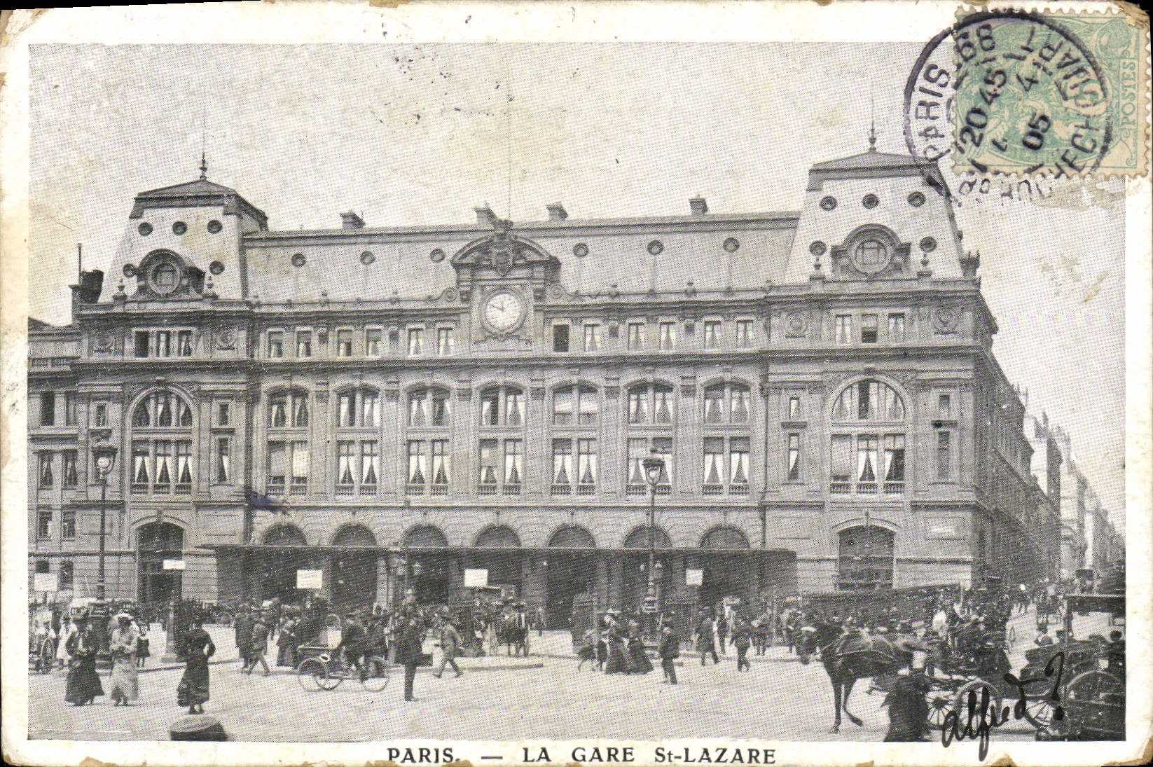 CPA Paris Gare Saint Lazare
