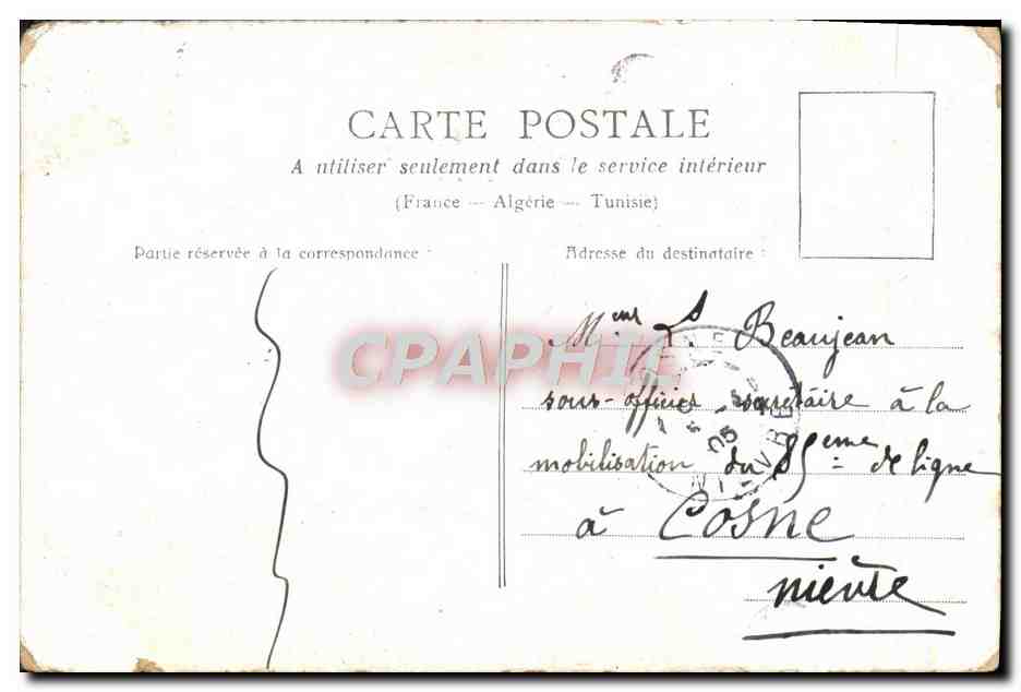 CPA Paris Gare Saint Lazare — Verso