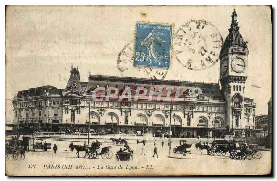 CPA Paris La Gare de Lyon