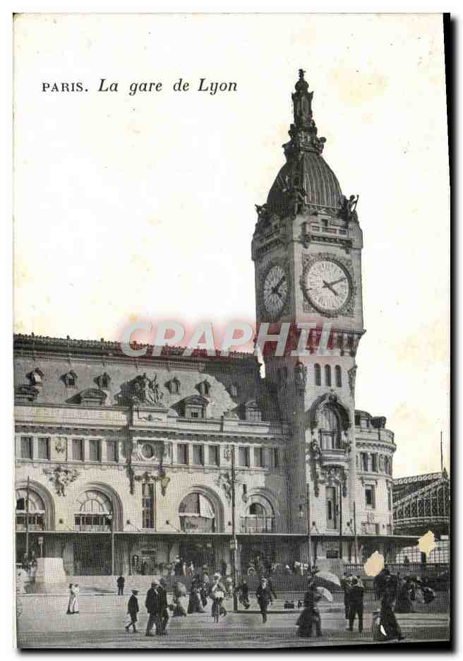 CPA Paris La Gare de Lyon