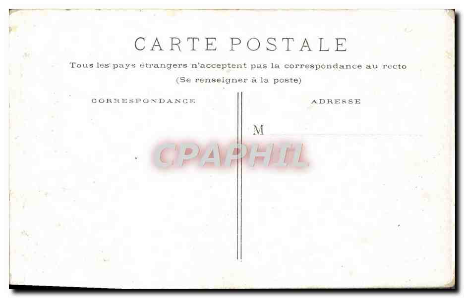 CPA Paris La Gare de Lyon — Verso