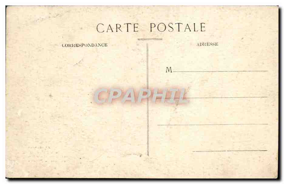 CPA Abbaye du Mont Saint Michel Adam et Eve — Verso