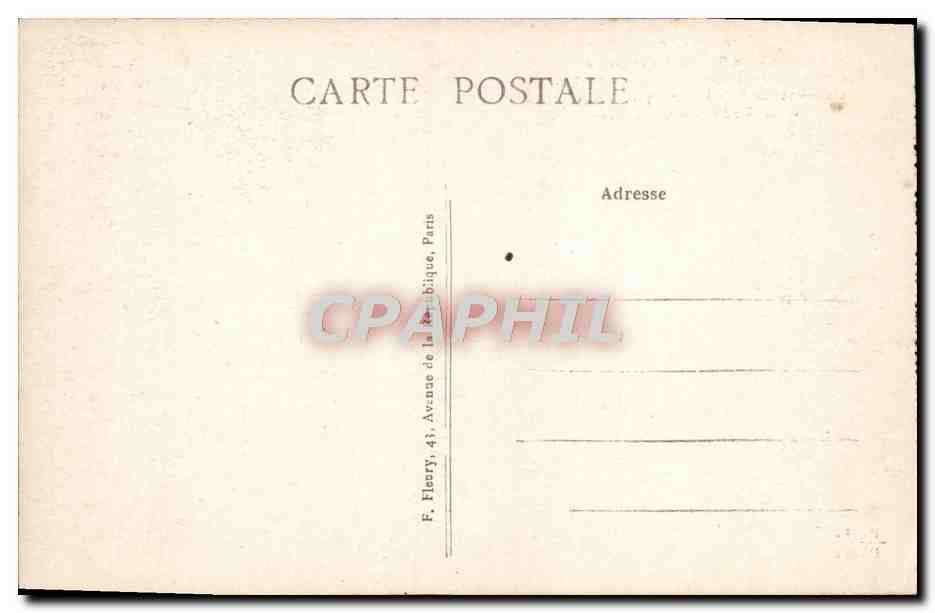 CPA Le Couvent La salle dite des Gardes  — Verso