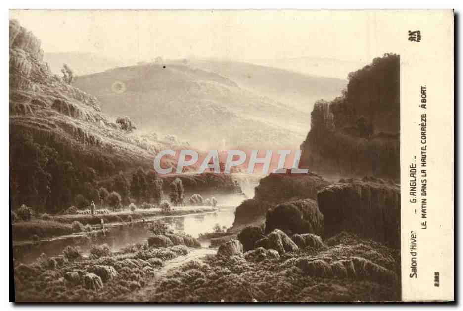 CPA Salon Hiver Anglade Le Matin Dans La Haute Correze 