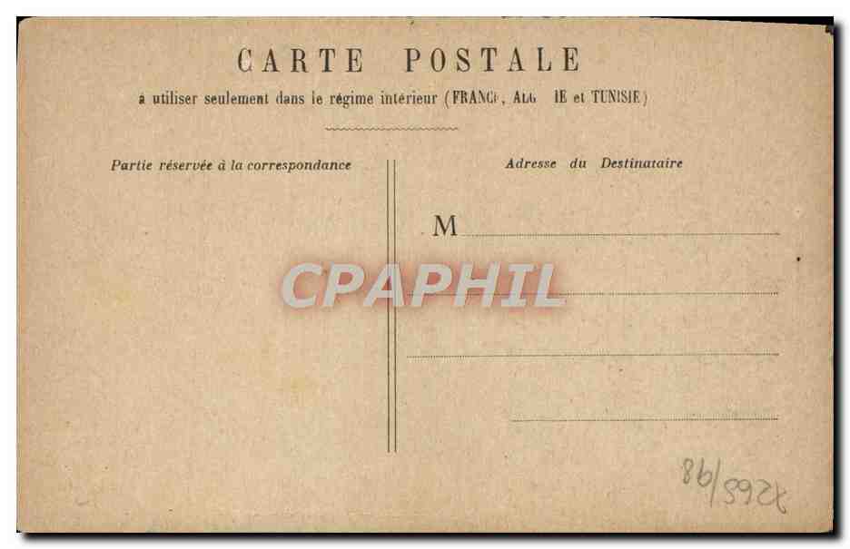 CPA Paris Gare de Lyon — Rückseite