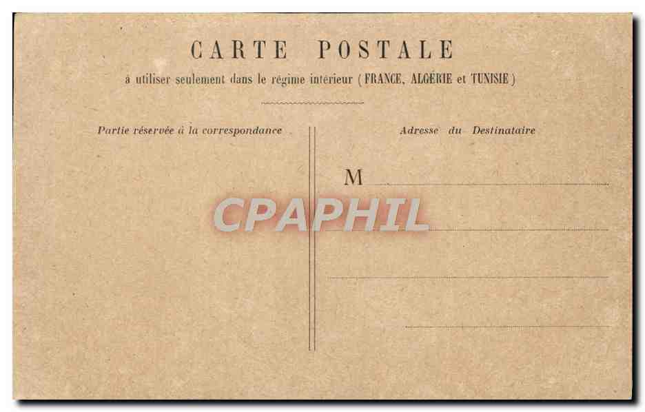 CPA Paris Gare de l'Est Autobus — Rückseite