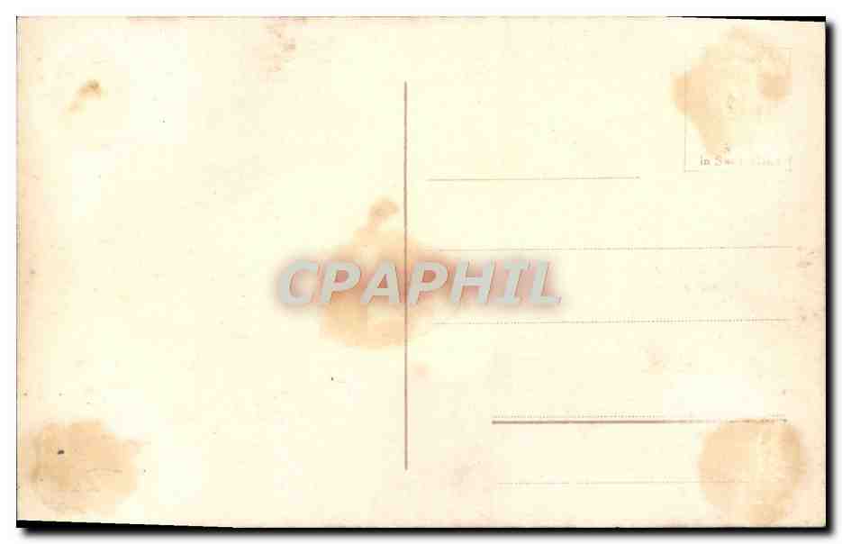 CPA Fantaisie Arbres — Verso
