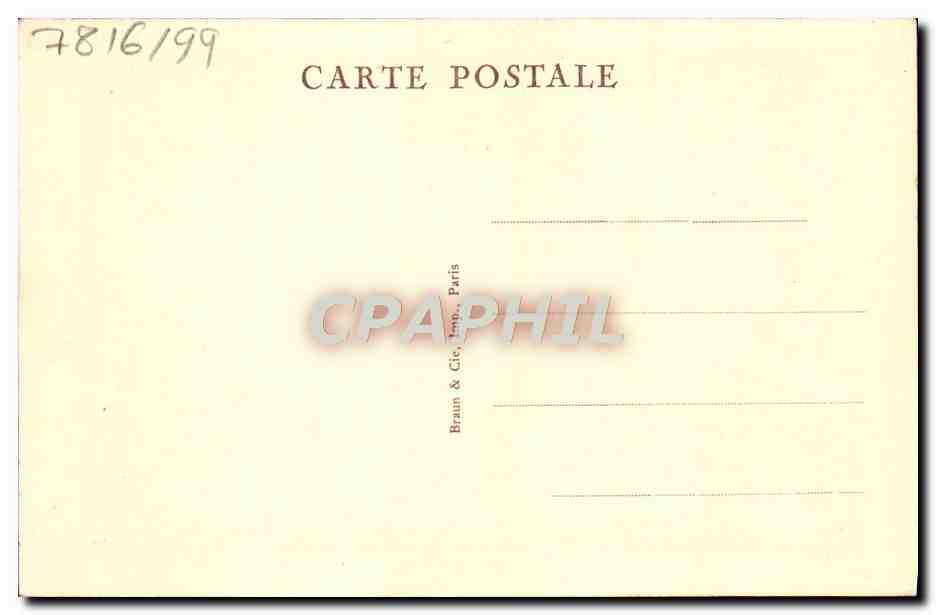 CPA La Ferme Des Cypres — Verso