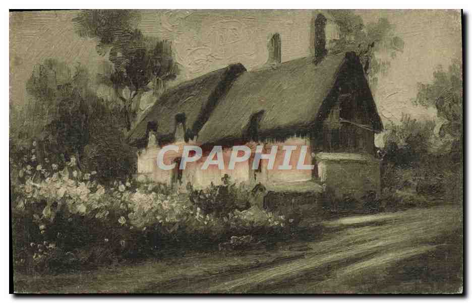 CPA Fantaisie Maison 