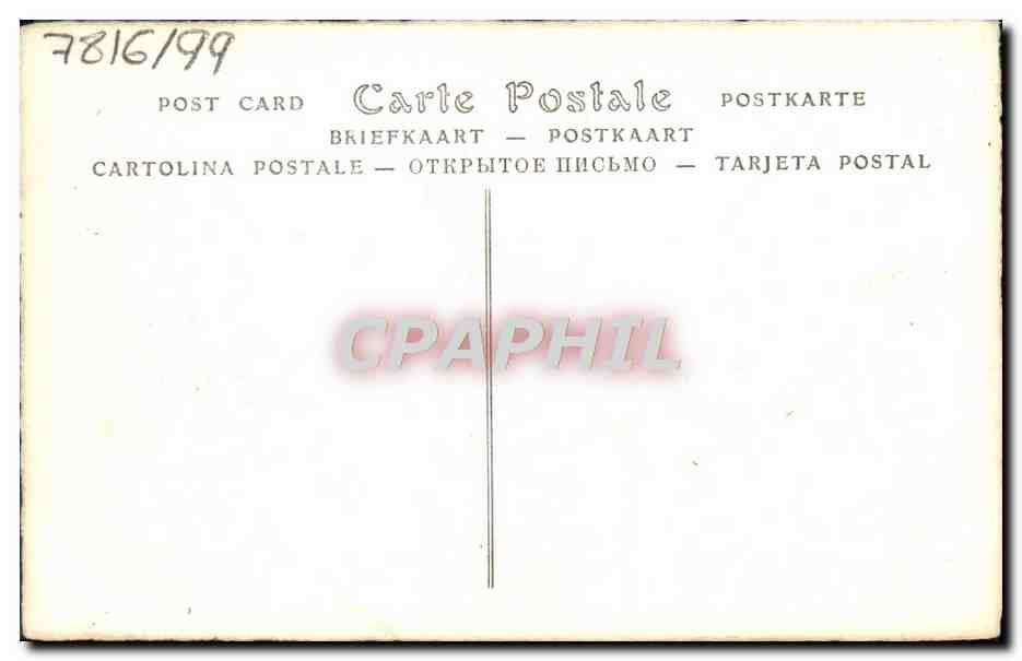 CPA Chateau — Rückseite
