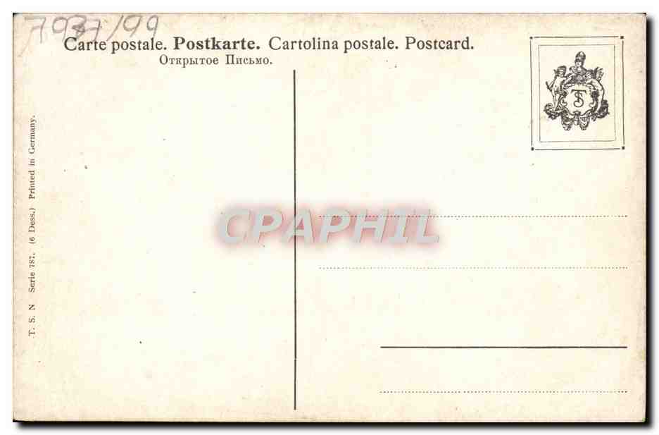 CPA Fantaisie  — Verso