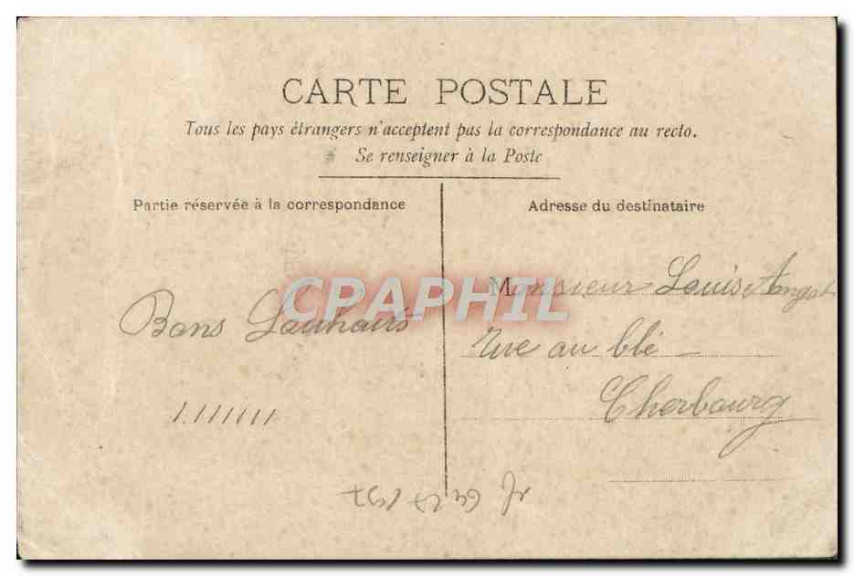 CPA Fantaisie Femme — Rückseite