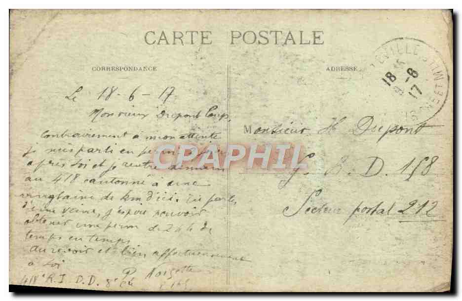 NANCY - Place Thiers — Grand Hôtel d'Excelsior — Royer et Cie, Nancy, n°60 — Verso