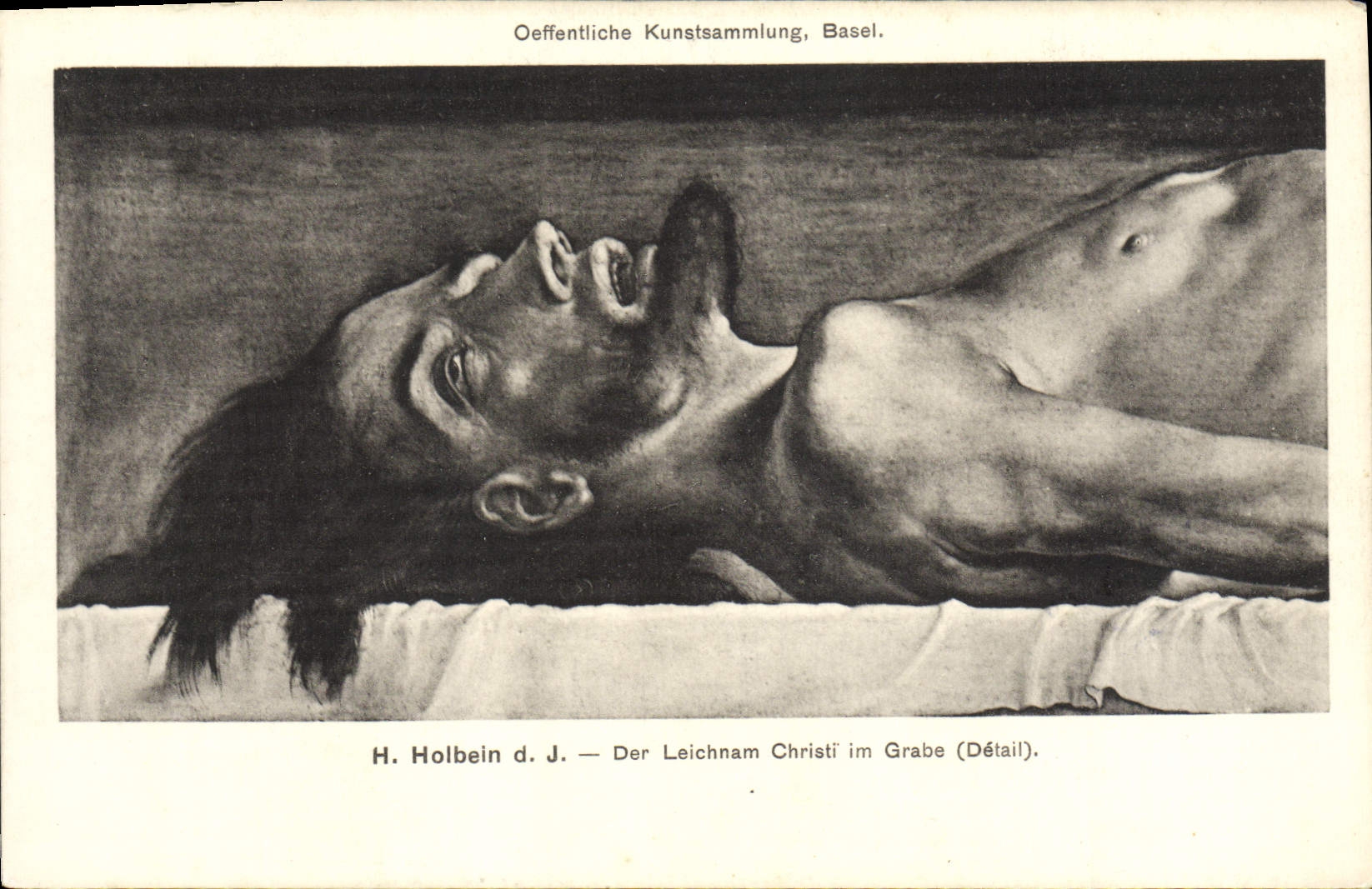 CPA Holbein Der Leichnam Christi im Grabe Basel