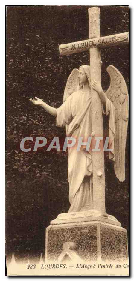 Lourdes — L'Ange à l'entrée du Calvaire — éditeur Lourdes, n° 283