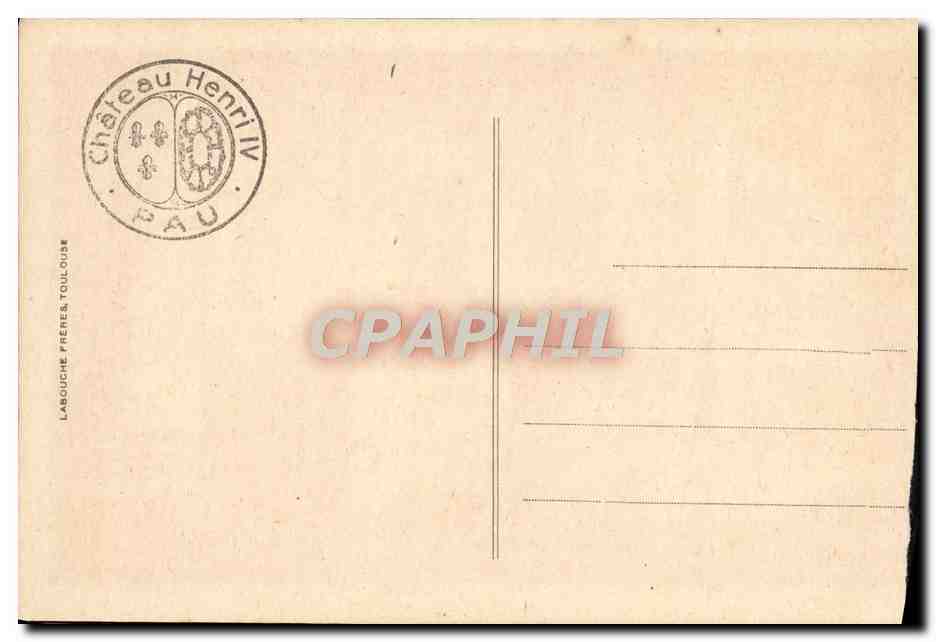 CPA Pau Chateau Henri IV Chambre Louis XIV dite Abd el Kader — Reverso