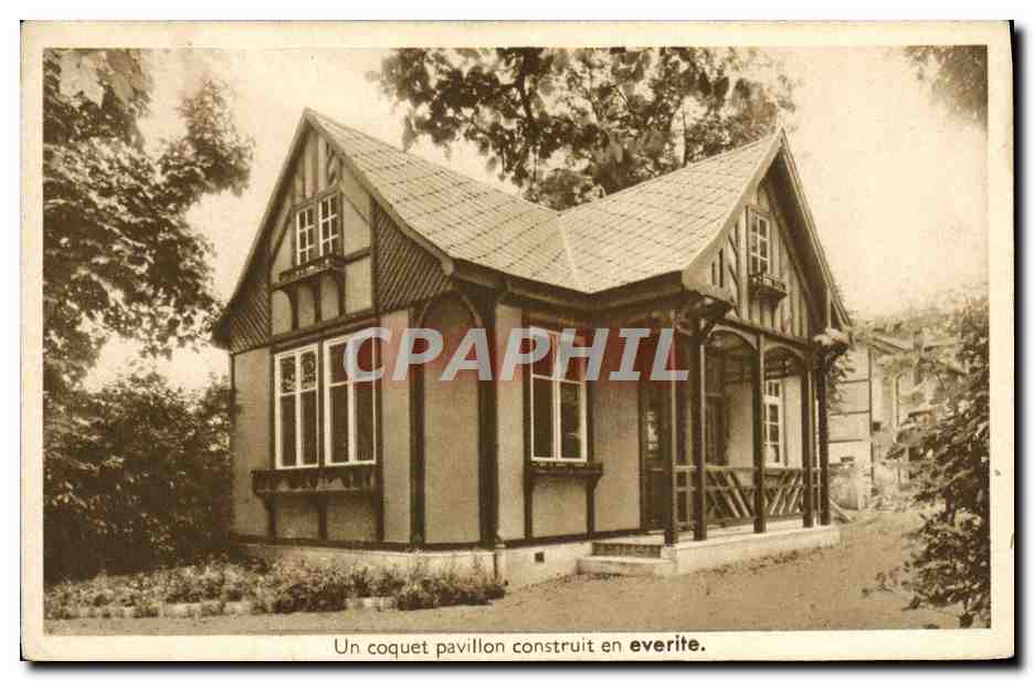 CPA Un Coquet Pavillon Construit en Everite